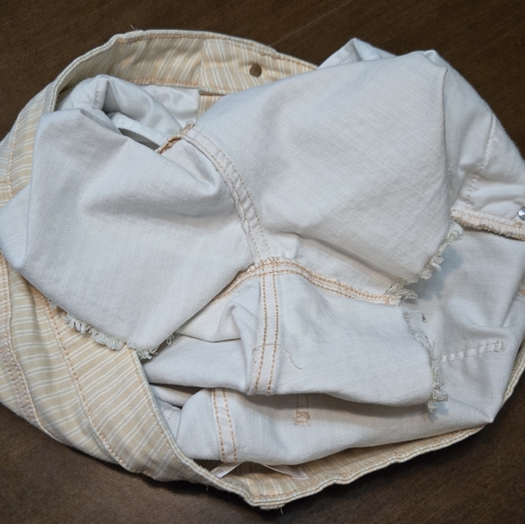 LC Lauren Conrad Striped Jean Shorts - Picture 10 of 13